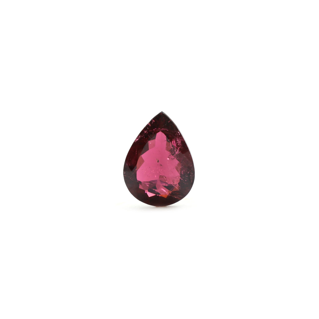 Natural Rubellite Faceted Pear Loose Gemstone, 12x16 mm, Rubellite Jewelry Handmade Gift For Women, 1 Piece - National Facets, Gemstone Manufacturer, Natural Gemstones, Gemstone Beads