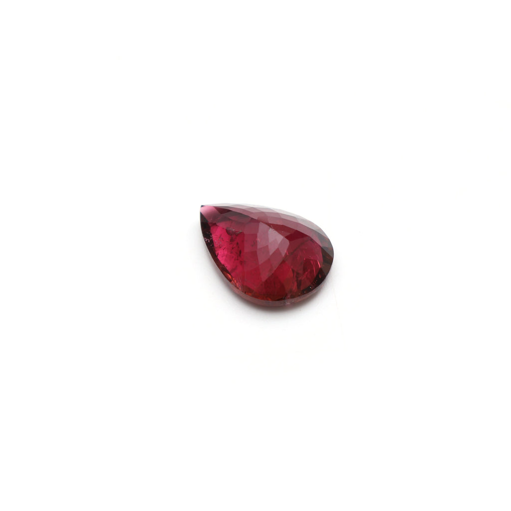 Natural Rubellite Faceted Pear Loose Gemstone, 12x16 mm, Rubellite Jewelry Handmade Gift For Women, 1 Piece - National Facets, Gemstone Manufacturer, Natural Gemstones, Gemstone Beads