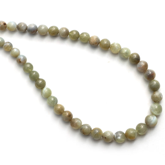 Cat's Eye Smooth Round Beads, 4 mm To 7 mm, Cat's Eye Jewelry Making Beads, 17.5 Inches Full Strand, Price Per Strand