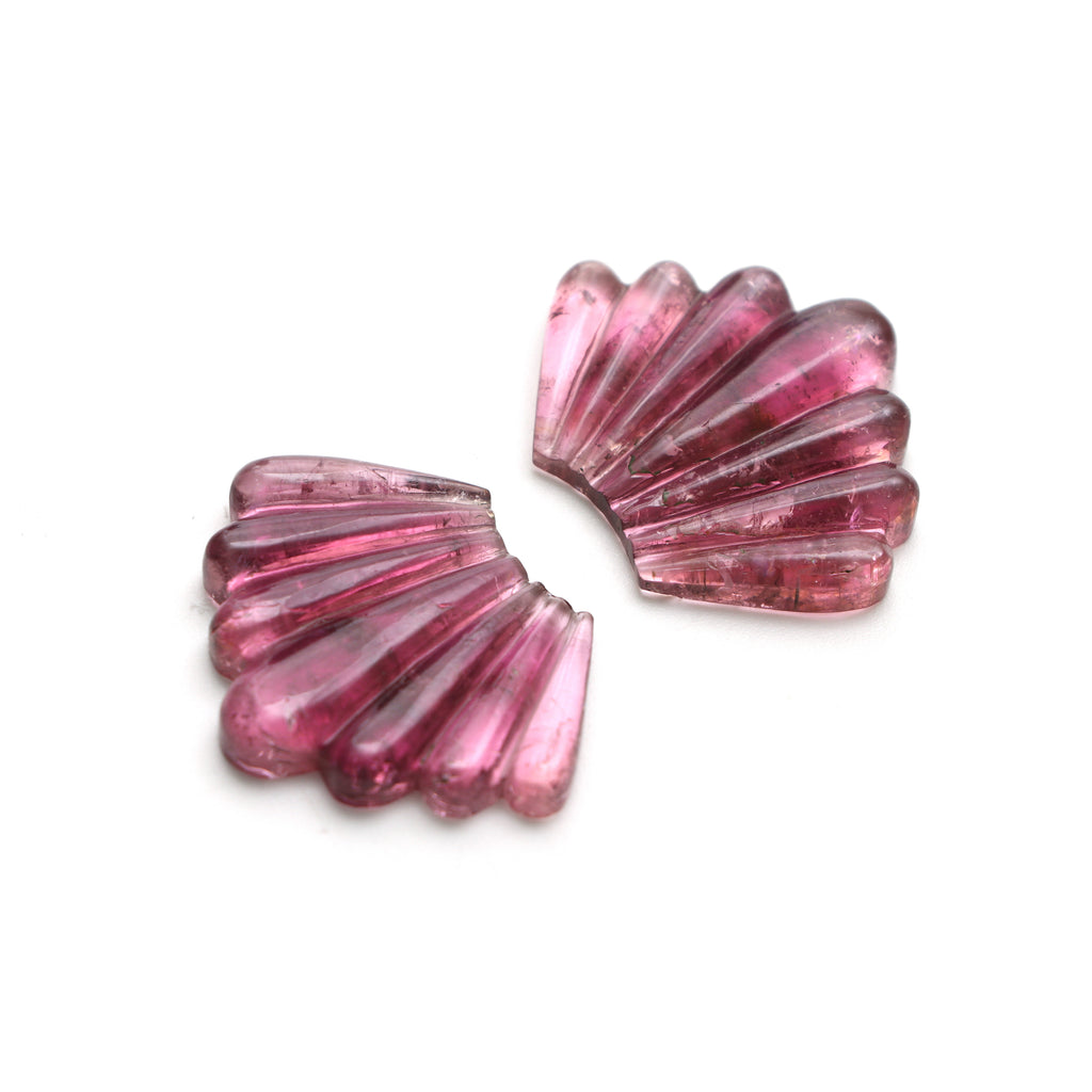 Tourmaline Wings Carving Loose Gemstone