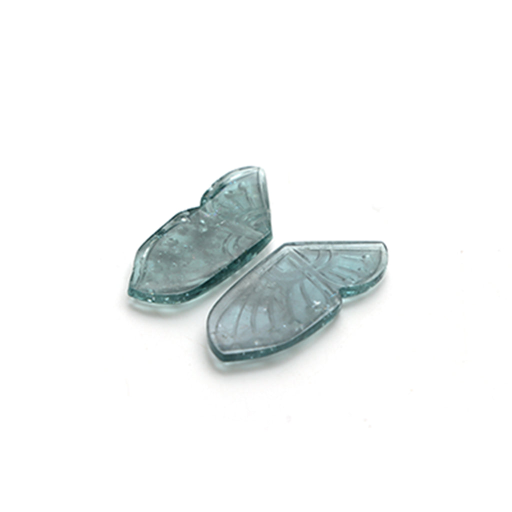 Tourmaline Wings Carving Loose Gemstone