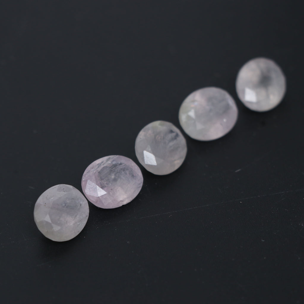 Natural Multi Sapphire Faceted Oval Loose Gemstone, 8x10mm , Multi Sapphire Jewelry Making Gemstone, Set Of 5 Pieces - National Facets, Gemstone Manufacturer, Natural Gemstones, Gemstone Beads