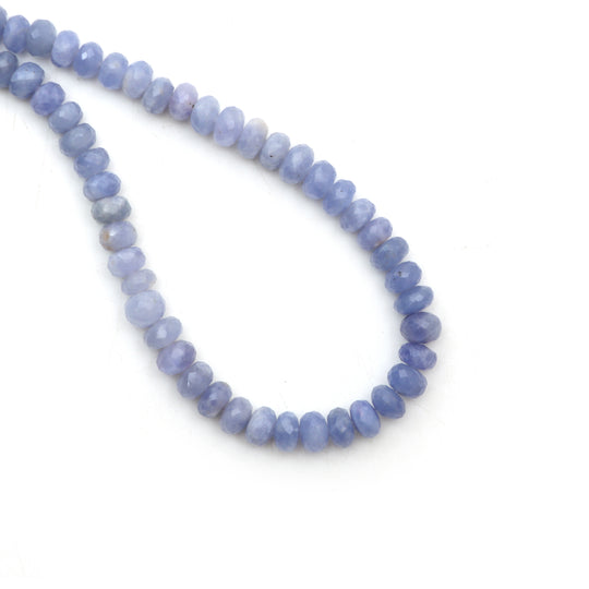 Hackmanite Faceted Rondelle Beads, 5 mm To 7.5 mm, Hackmanite Jewelry Making Beads, 18 Inches Full Strand, Price Per Strand