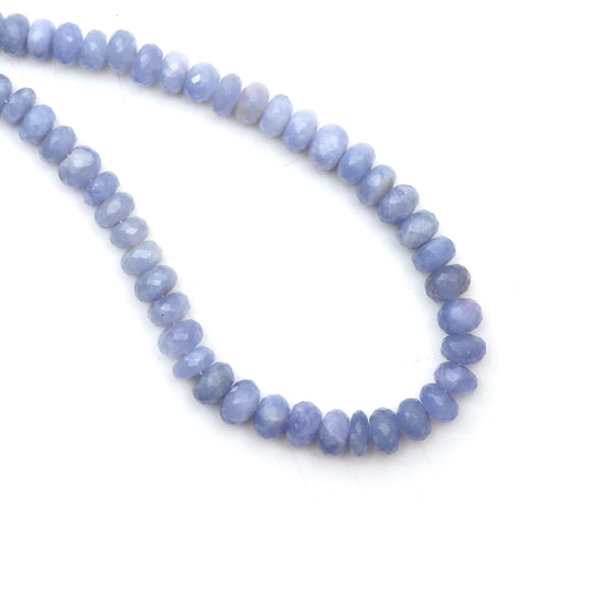 Hackmanite Faceted Rondelle Beads, 5 mm To 7.5 mm, Hackmanite Jewelry Making Beads, 18 Inches Full Strand, Price Per Strand