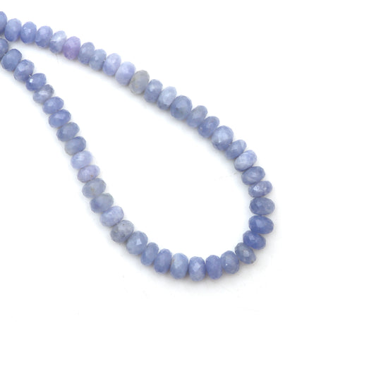 Hackmanite Faceted Rondelle Beads, 5.5 mm To 7.5 mm, Hackmanite Jewelry Making Beads, 18 Inches Full Strand, Price Per Strand