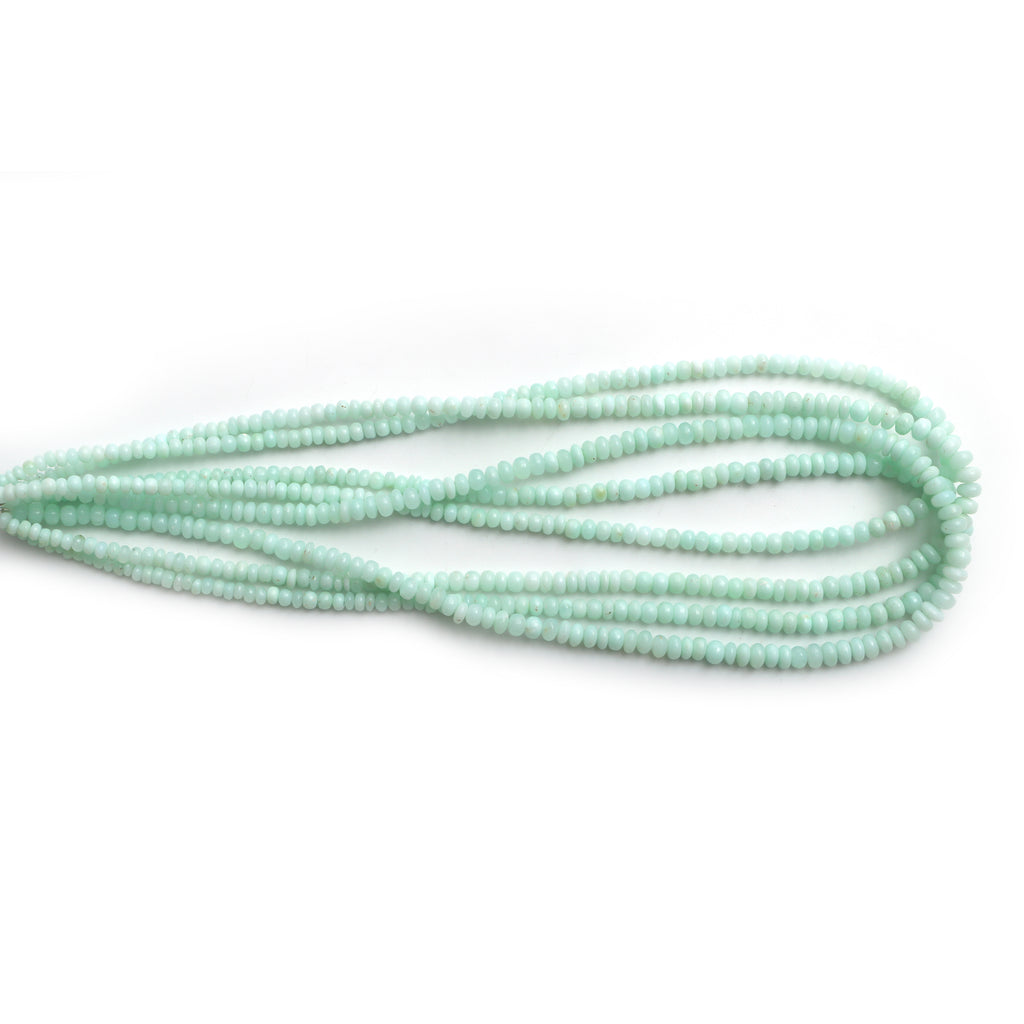Chrysoprase Smooth Rondelle Beads