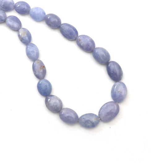 Hackmanite Smooth Tumble Beads, 7x9 mm To 12x16.5 mm, Hackmanite Jewelry Making Beads, 20 Inches Full Strand, Price Per Strand