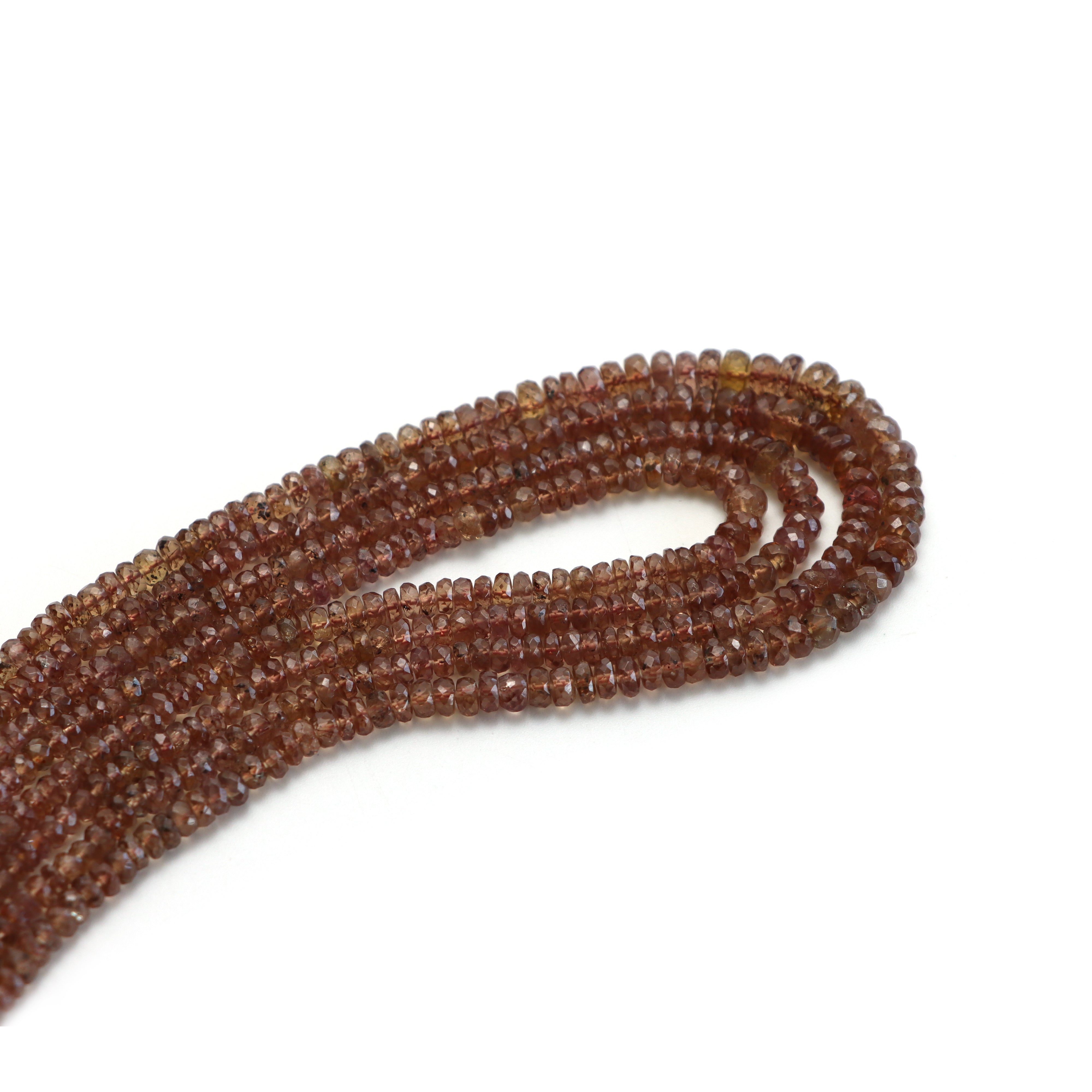 Garnet Smooth Rondelle Beads, 6 mm To 8 mm – National Facets