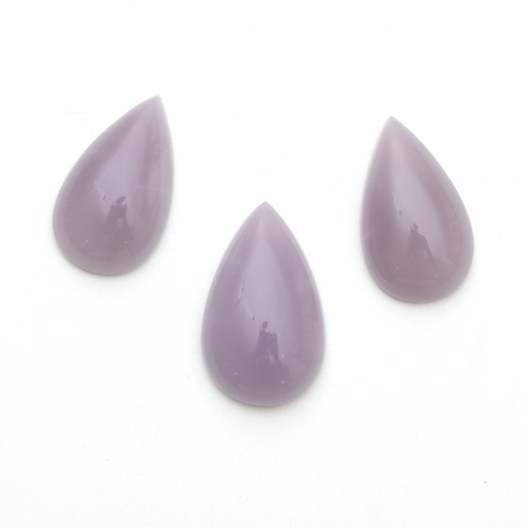 AAA Quality Natural Yttrium Fluorite Smooth Pear Cabochon Gemstone | 15x25 mm to 16x27 mm | Gemstone Cabochon | Set of 3 Pieces - National Facets, Gemstone Manufacturer, Natural Gemstones, Gemstone Beads