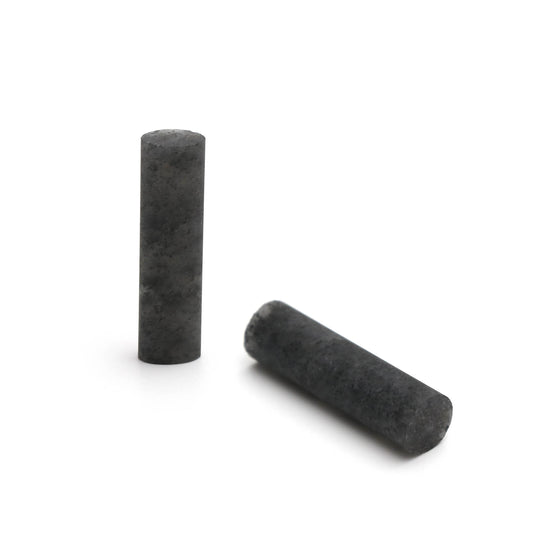 Celestial Quartz Matte Finish Cylinder Gemstone, 8x30.5 MM , Celestial Quartz Jewelry Making Beads, Price Per Pair