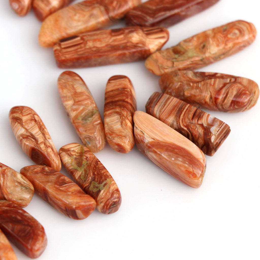 Caramel Opal Smooth Slice Beads, 7x15 mm to 8.5x30 mm ,Caramel Opal Cabochon Gemstone, 8 Inch Price Per Strand - National Facets, Gemstone Manufacturer, Natural Gemstones, Gemstone Beads