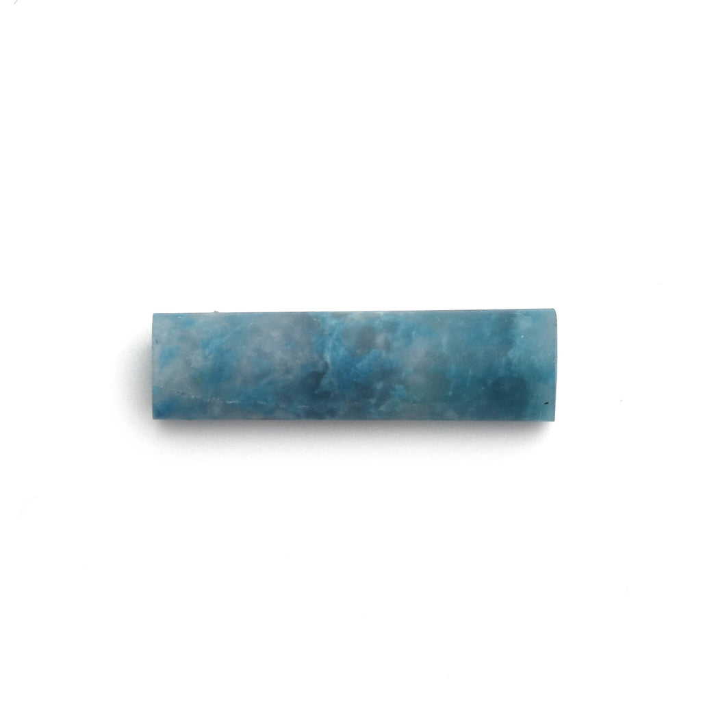 Paraiba Quartz Matte Finish Cylinder Gemstone, 8x30.5 MM, Matt Finish Gemstone, AA Quality , Price Per Pair Gemstone - National Facets, Gemstone Manufacturer, Natural Gemstones, Gemstone Beads