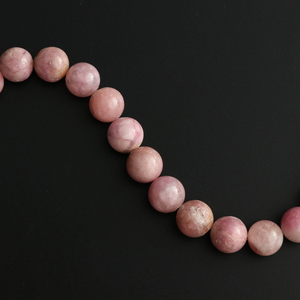 Pink Tourmaline Smooth Balls Beads, 11.5 mm to 12.5 mm, Tourmaline Round, Tourmaline strand, 8 Inch Full Strand, Per Strand Price - National Facets, Gemstone Manufacturer, Natural Gemstones, Gemstone Beads