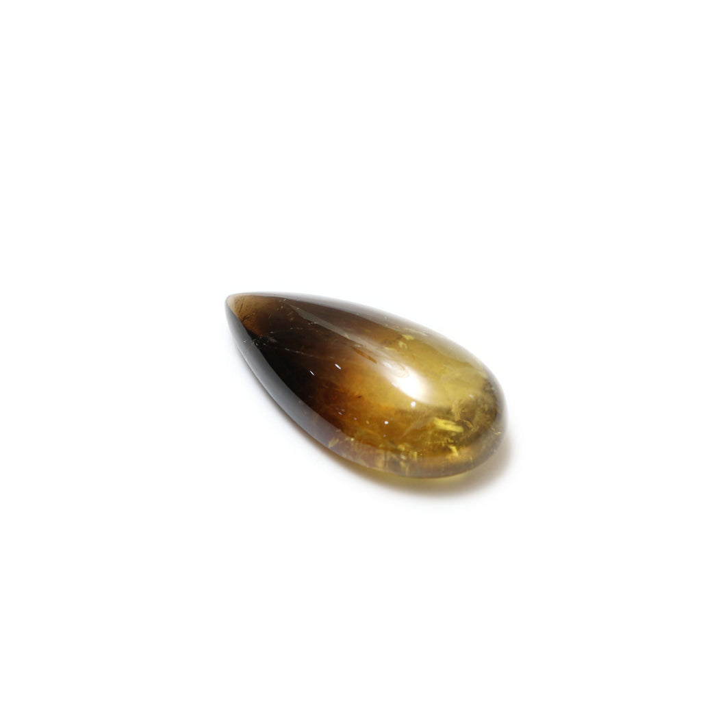 Natural Tourmaline Smooth Pear Shaped Cabochon, Natural Tourmaline Loose Gemstone - 30x15x9 mm - Tourmaline Cabochon, 1 Piece - National Facets, Gemstone Manufacturer, Natural Gemstones, Gemstone Beads