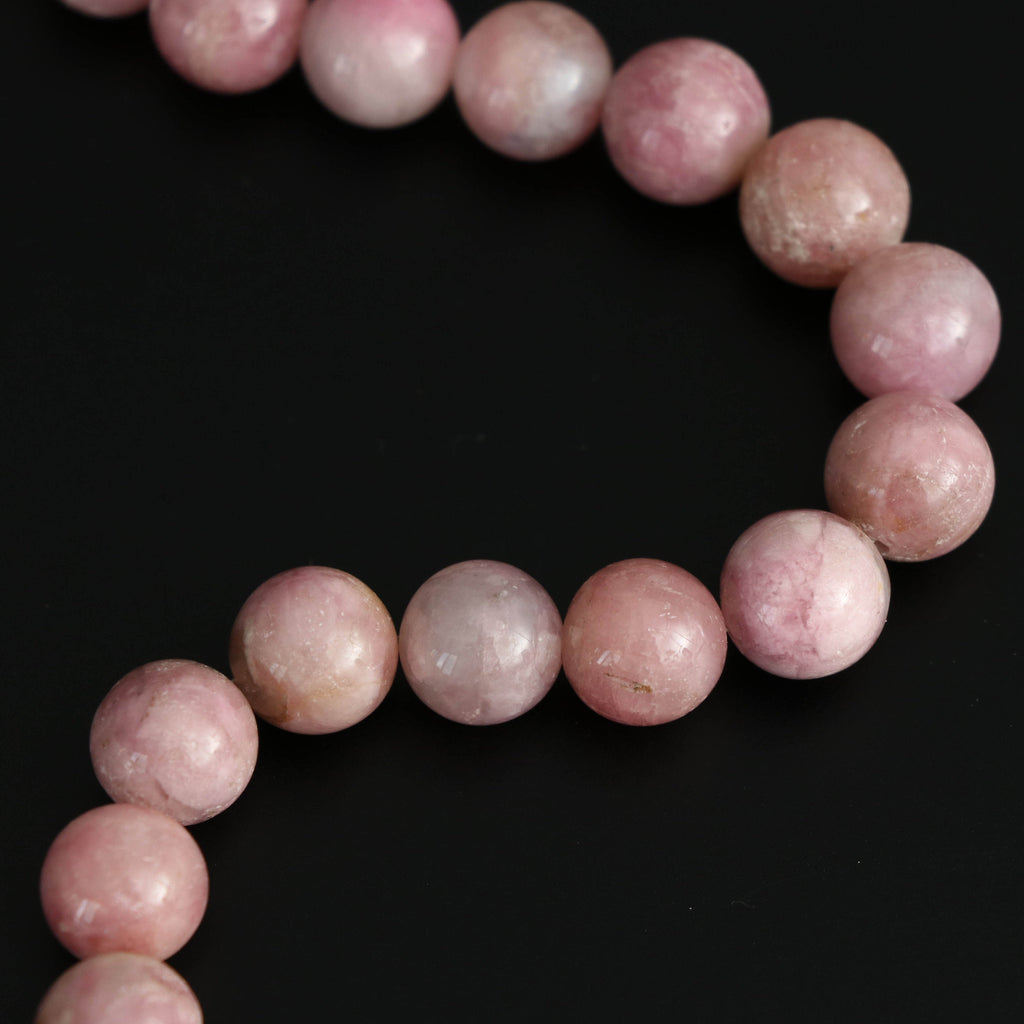 Pink Tourmaline Smooth Balls Beads, 11.5 mm to 12.5 mm, Tourmaline Round, Tourmaline strand, 8 Inch Full Strand, Per Strand Price - National Facets, Gemstone Manufacturer, Natural Gemstones, Gemstone Beads