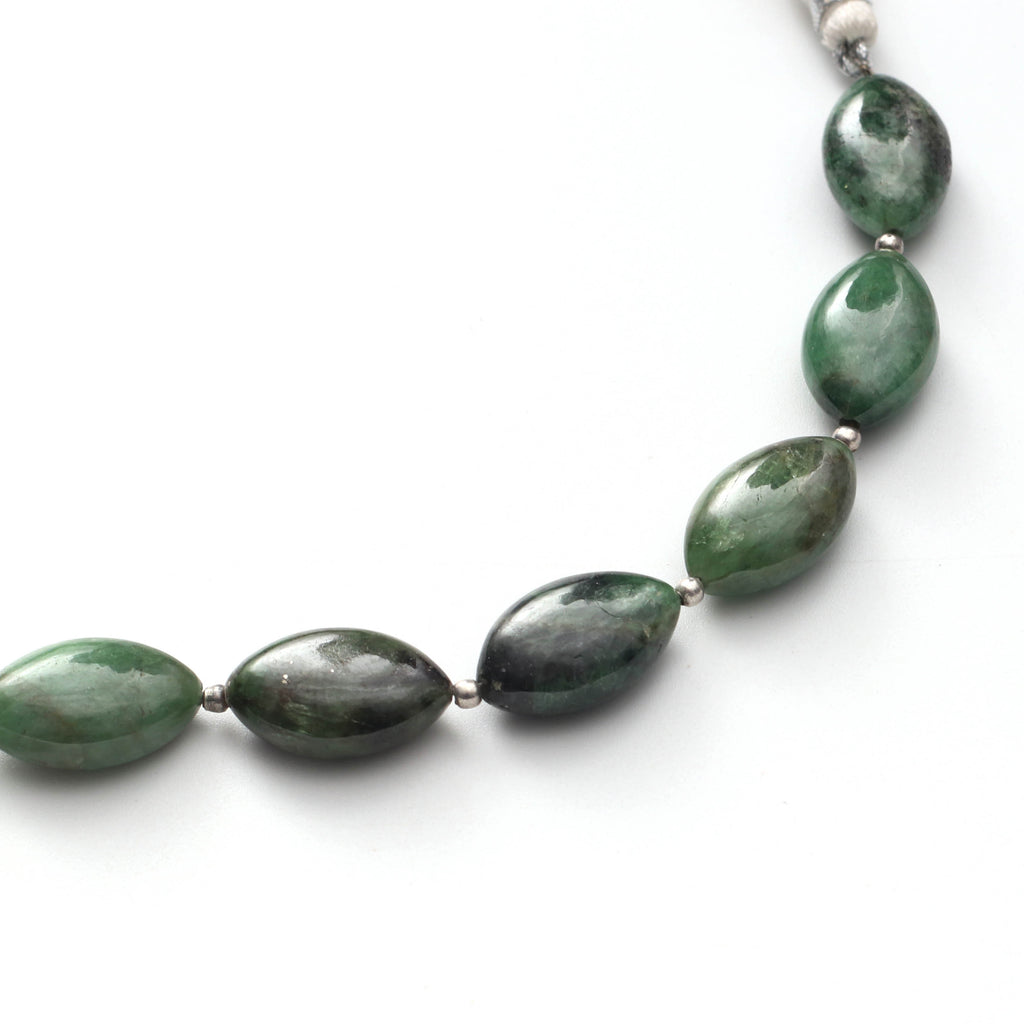 Jade Smooth Marquise Beads , Natural Jade Gemstone - 10.5x17 mm - Jade Marquise -Gem Quality, 8 Inch Full Strand, Price Per Strand - National Facets, Gemstone Manufacturer, Natural Gemstones, Gemstone Beads