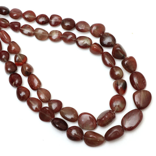 Andesine Smooth Tumble Beads | 5x5.5 mm to 12x12.5 mm | Andesine Jewelry Making Beads | 18 Inch Strand | Price Per Strand