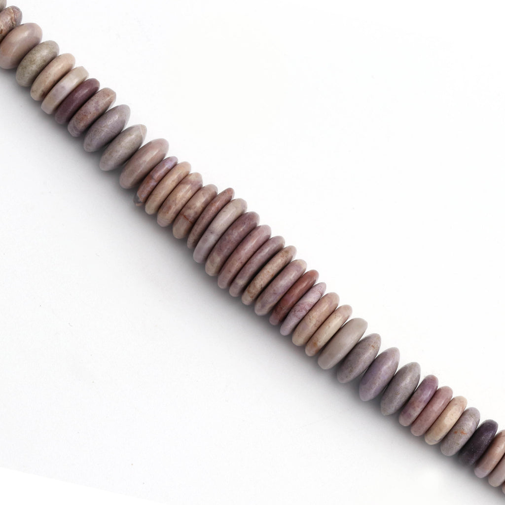 Natural Purple Jade Smooth Coin Beads, 4 mm to 12.5 mm, Purple Jade Tyre - Gem Quality , 8 Inch/ 20 Cm Full Strand, Price Per Strand - National Facets, Gemstone Manufacturer, Natural Gemstones, Gemstone Beads