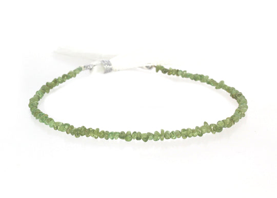 Natural Demantoid Garnet Smooth Nuggets Beads, 2 mm to 4 mm, Garnet Jewelry Making Beads, 8 Inch Strand, Price Per Strand