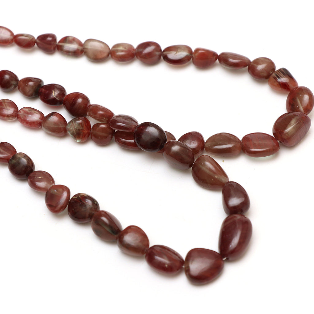 Andesine Smooth Tumble Beads | 5x5.5 mm to 12x12.5 mm | Andesine Gemstone | Gem Quality | 8 Inch/ 18 Inch Strand | Price Per Strand - National Facets, Gemstone Manufacturer, Natural Gemstones, Gemstone Beads