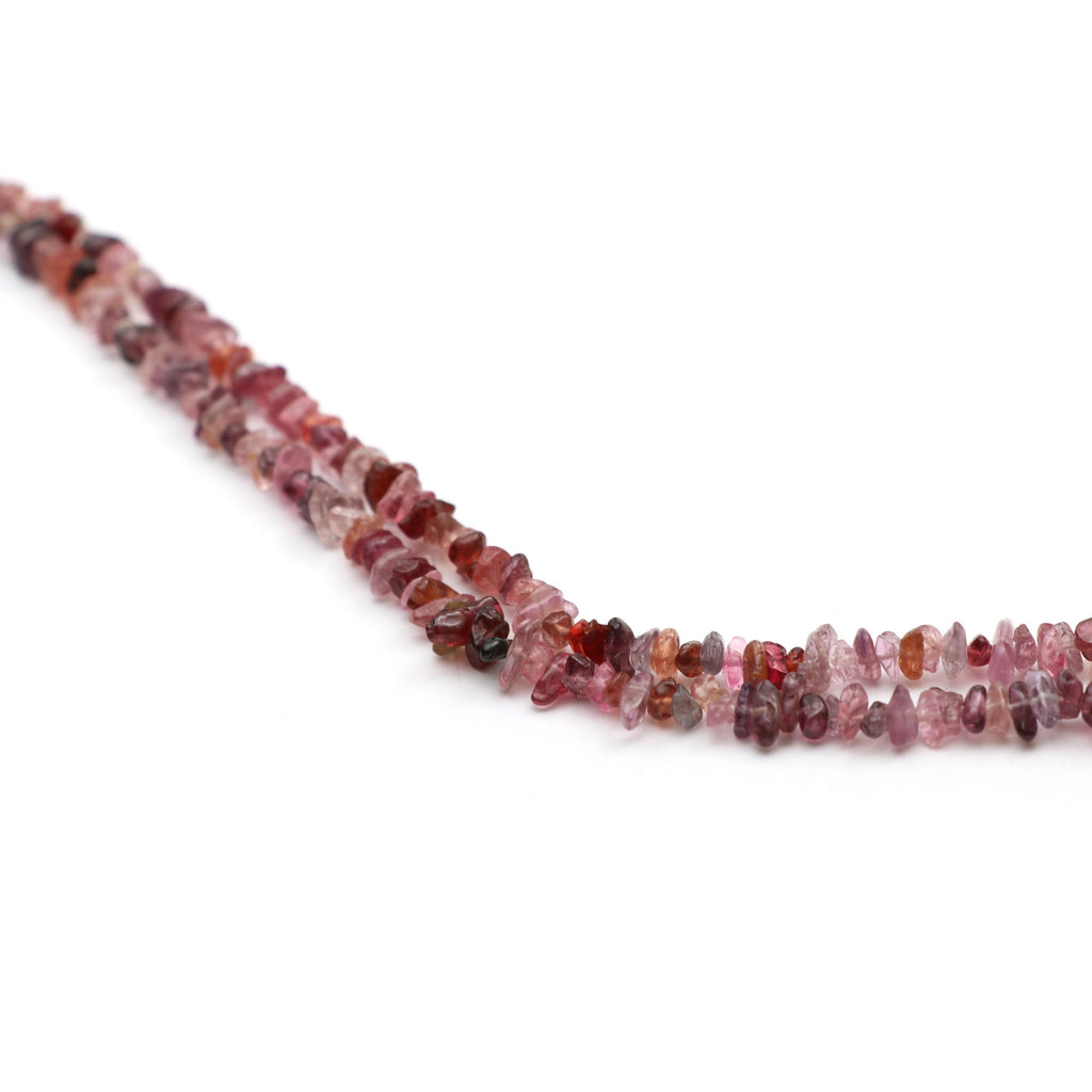 Natural Multi Spinel Smooth Nuggets Beads | 4x5 mm to 4x6 mm | Necklace for Women | 34 Inch Full Strand | Pack of 5 - National Facets, Gemstone Manufacturer, Natural Gemstones, Gemstone Beads