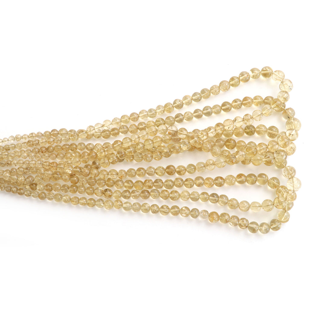 Scapolite Smooth Round Balls | 4 mm to 10 mm | Scapolite Smooth Beads | 8 Inch/ 18 Inch Full Strand | Price Per Strand - National Facets, Gemstone Manufacturer, Natural Gemstones, Gemstone Beads