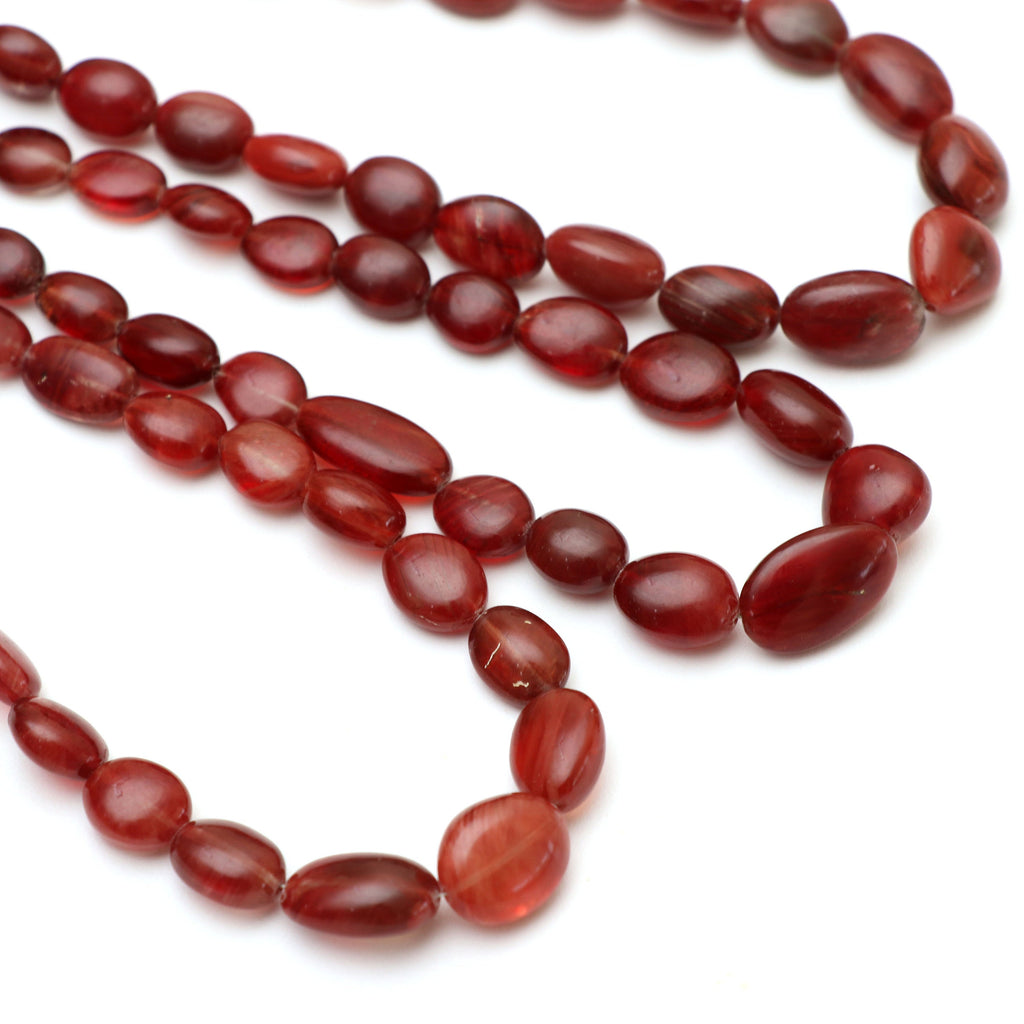 Andesine Smooth Tumble Beads | 5.5x6.5 mm to 11x17 mm | Andesine Gemstone | Gem Quality | 8 Inch/ 18 Inch Strand | Price Per Strand - National Facets, Gemstone Manufacturer, Natural Gemstones, Gemstone Beads