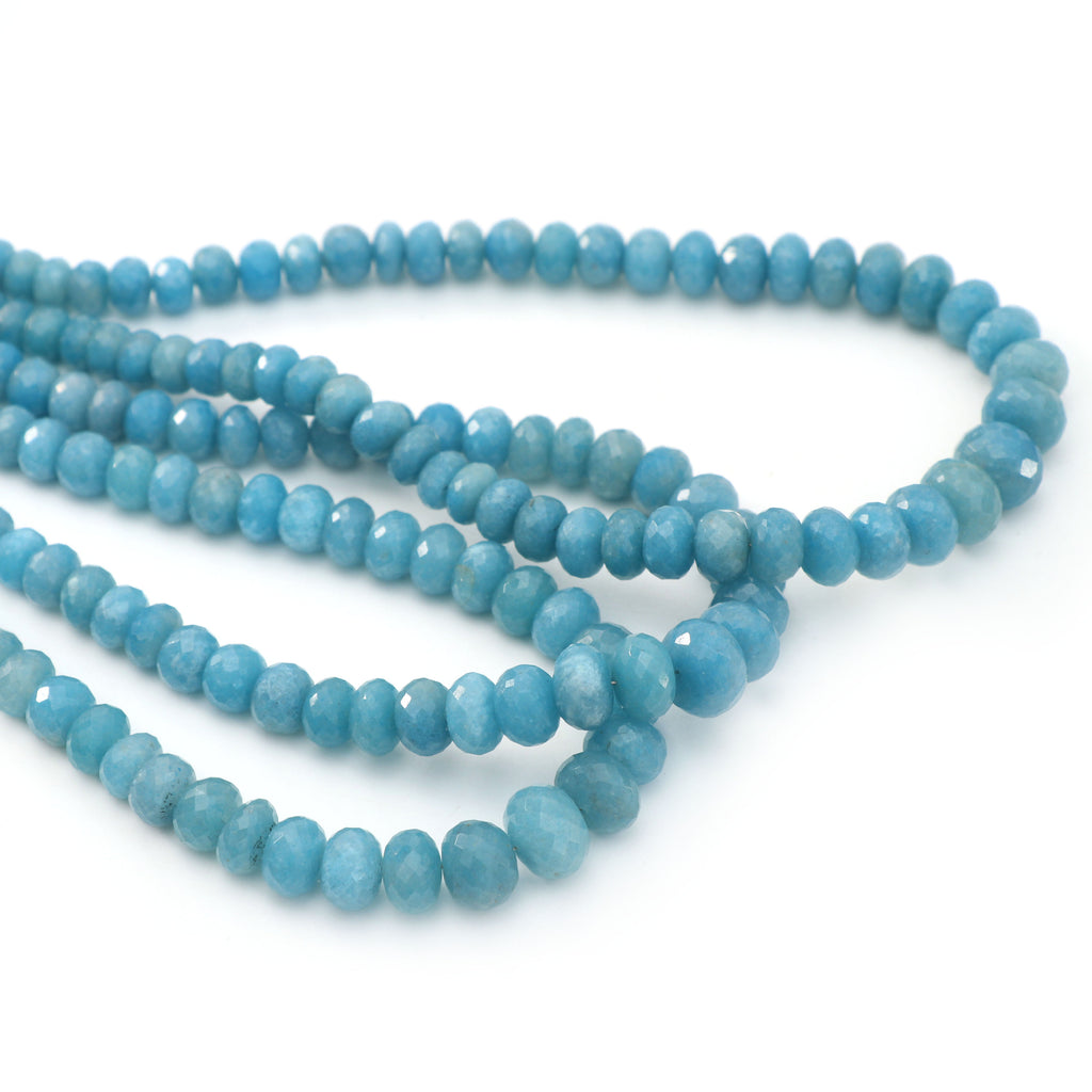 Natural Paraiba Quartz Faceted Beads, Paraiba - 5mm to 10mm - Paraiba Quartz - Gem Quality ,8 Inch/16 Inch Full Strand, Price Per Strand - National Facets, Gemstone Manufacturer, Natural Gemstones, Gemstone Beads