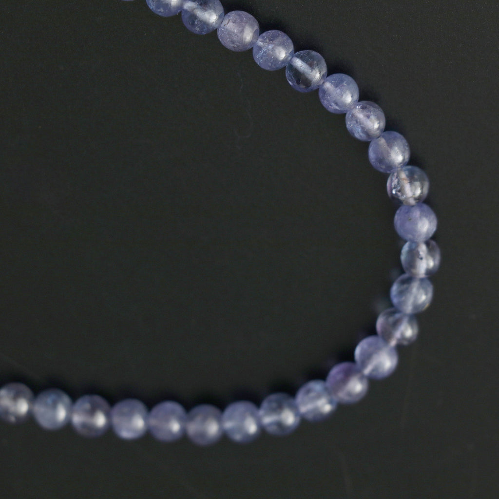 Tanzanite Smooth Balls Beads , 3.5 mm to 7 mm, Tanzanite Round Gemstone, Tanzanite strand, 20 Cm Full Strand, Per Strand Price - National Facets, Gemstone Manufacturer, Natural Gemstones, Gemstone Beads