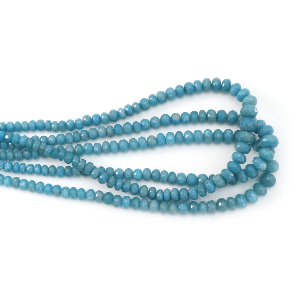 Natural Paraiba Quartz Faceted Beads, Paraiba - 5mm to 10mm - Paraiba Quartz - Gem Quality ,8 Inch/16 Inch Full Strand, Price Per Strand - National Facets, Gemstone Manufacturer, Natural Gemstones, Gemstone Beads