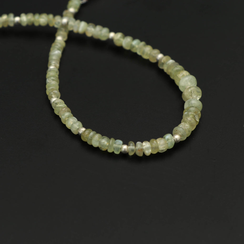 Natural Cat's Eye Smooth Roundel Beads, Cat's Eye Roundel- 3mm to 5mm -Cat's Eye - Gem Quality , 8 Inch/ 20 Cm Full Strand, Price Per Strand - National Facets, Gemstone Manufacturer, Natural Gemstones, Gemstone Beads
