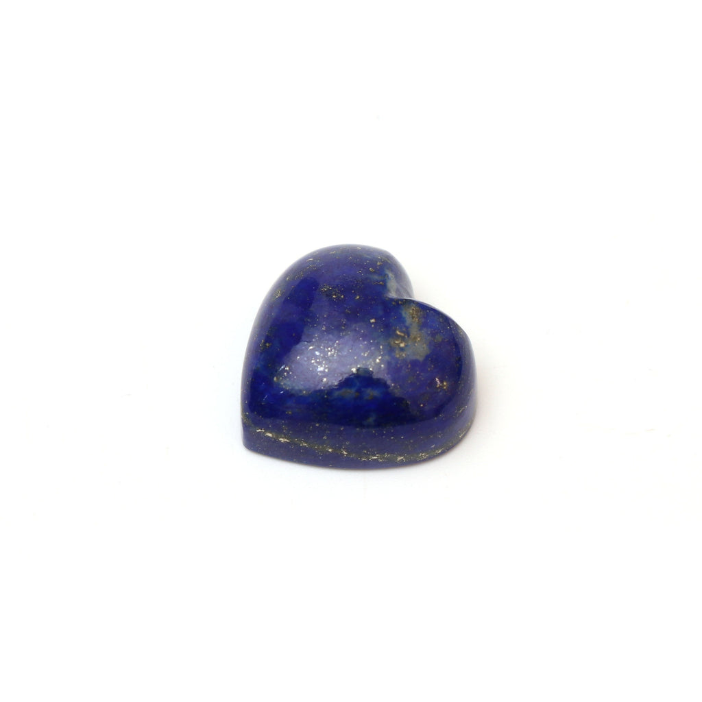 Lazuli Lapis Smooth Heart Shape Carving Loose Gemstone- 20x20 mm -Lazuli Lapis Heart, Lazuli Lapis Cabochon Gemstone,1 Piece/Pair (2 Pieces) - National Facets, Gemstone Manufacturer, Natural Gemstones, Gemstone Beads
