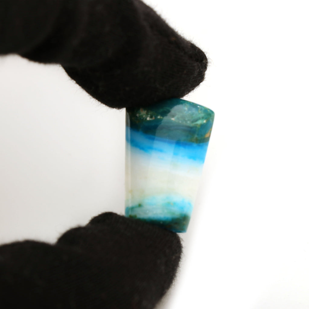 Natural Opalina Smooth Organic Shape Loose Gemstone - 17.5x26 mm - Opalina Smooth Cabochon Gemstone, Pair (2 Pieces) - National Facets, Gemstone Manufacturer, Natural Gemstones, Gemstone Beads