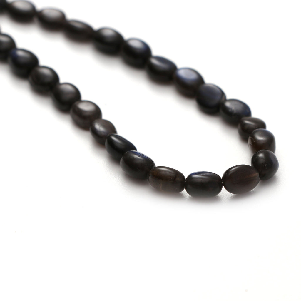Labradorite Smooth Nuggets, 6x5 mm to 7x5 mm, Labradorite Beads,- Gem Quality , 18 Inch/ 46 Cm Full Strand, Price Per Strand - National Facets, Gemstone Manufacturer, Natural Gemstones, Gemstone Beads
