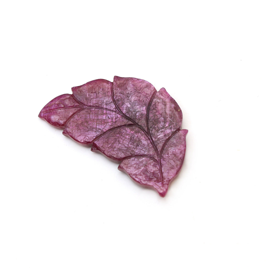 Natural Ruby Carving Semi- Circle Shape Loose Gemstone - 23x38 mm - Ruby Semi-Circle, Ruby Carving Loose Gemstone, 1 Piece - National Facets, Gemstone Manufacturer, Natural Gemstones, Gemstone Beads