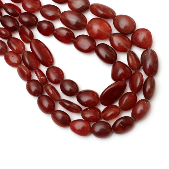 Andesine Smooth Tumble Beads | 5.5x6.5 mm to 11x17 mm | Andesine Jewelry Making Beads, 18 Inch Strand | Price Per Strand