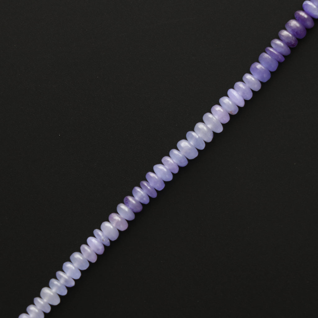 Natural Jade Dyed Smooth Beads, Jade Dyed Rondelle Beads, 4 mm to 5 mm, Jade Beads, Jade strand, 8 Inch, Full Strand, Price Per Strand - National Facets, Gemstone Manufacturer, Natural Gemstones, Gemstone Beads