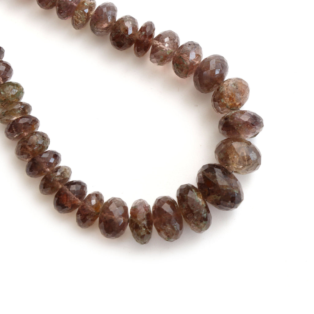 Natural Scapolite Faceted Rondelle Beads | 5 mm to 12.5 mm | Scapolite Faceted Beads | 18 Inch Full Strand | Price Per Strand - National Facets, Gemstone Manufacturer, Natural Gemstones, Gemstone Beads