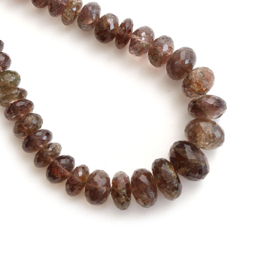 Natural Scapolite Faceted Rondelle Beads | 5 mm to 12.5 mm | Scapolite Faceted Beads | 18 Inch Full Strand | Price Per Strand