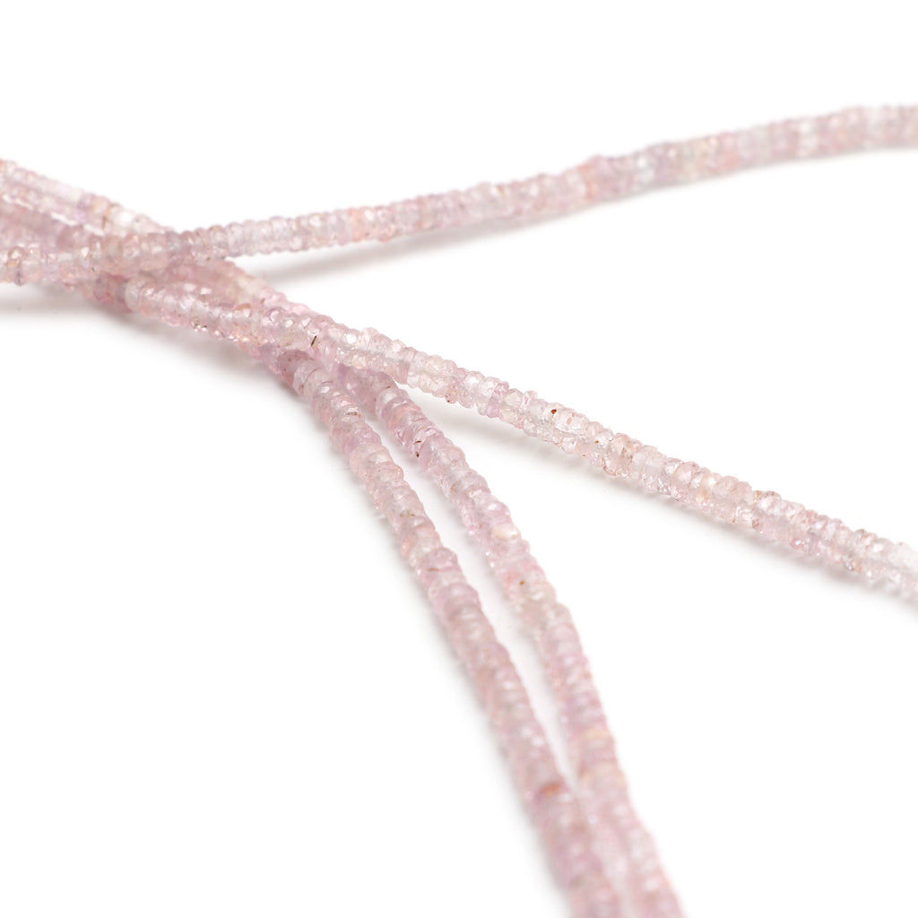 Natural Sapphire Faceted Tyre Beads, 2.5 to 6 mm, Sapphire Tyre Beads - Gem Quality , 8 Inch/ 16 Inch Full Strand, Price Per Strand - National Facets, Gemstone Manufacturer, Natural Gemstones, Gemstone Beads