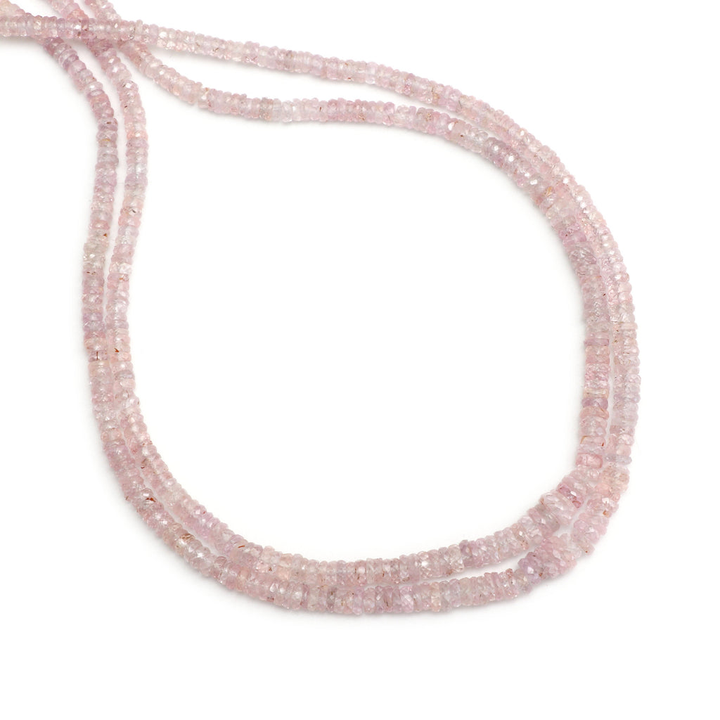 Natural Sapphire Faceted Tyre Beads, 2.5 to 6 mm, Sapphire Tyre Beads - Gem Quality , 8 Inch/ 16 Inch Full Strand, Price Per Strand - National Facets, Gemstone Manufacturer, Natural Gemstones, Gemstone Beads
