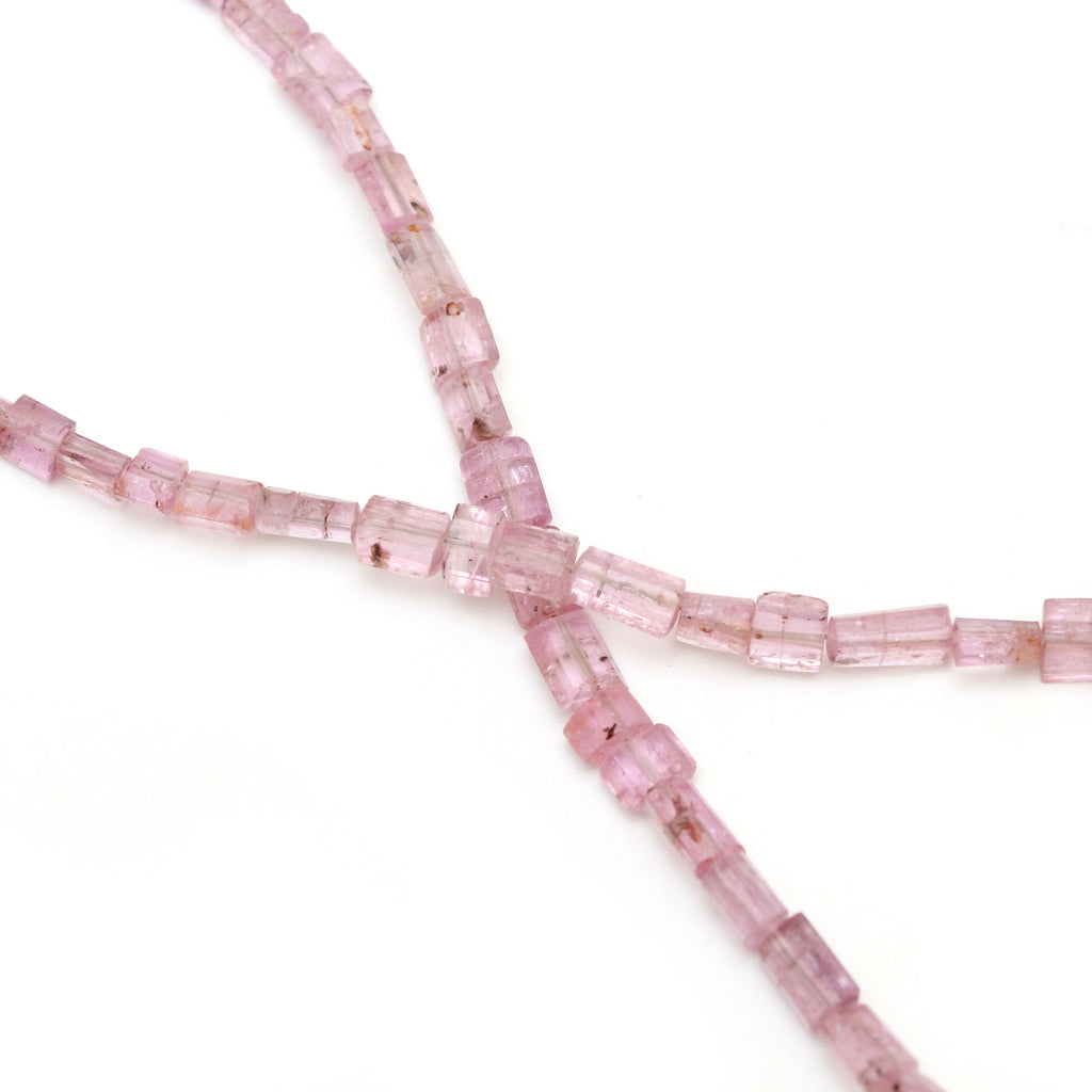 Imperial Topaz Faceted Cylinder Beads | 4x5 MM to 8.5x13 MM | Imperial Topaz | Gem Quality | 18 Inch Full Strand | Price Per Strand - National Facets, Gemstone Manufacturer, Natural Gemstones, Gemstone Beads