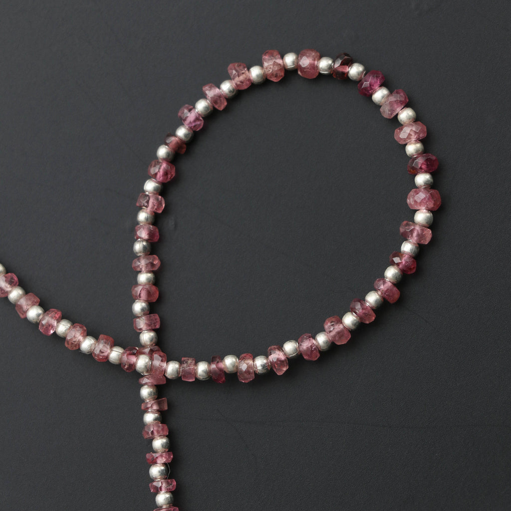 Natural Multi Tourmaline Faceted Beads, Tourmaline Beads - 3 mm to 4 mm -Multi Tourmaline -Gem Quality, 8 Inch Full Strand, Price Per Strand - National Facets, Gemstone Manufacturer, Natural Gemstones, Gemstone Beads