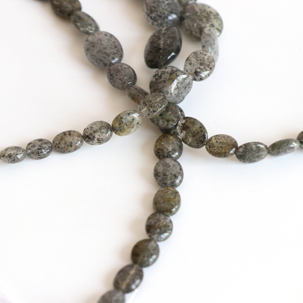 Celestial Quartz Smooth Tumble Beads- 4.5x5 mm to 12.5x17 mm - Celestial Quartz Oval Gem Quality ,8 Inch/20 Cm Full Strand, Price Per Strand - National Facets, Gemstone Manufacturer, Natural Gemstones, Gemstone Beads