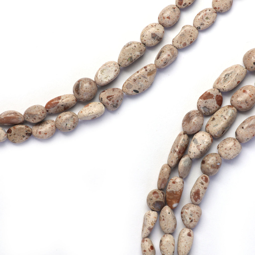 Brown Opal smooth tumble nuggets Beads, 4x6 mm to 6x10 mm, Unique Brown Matrix Opal Beads, Brown Opal , 8 Inch Full Strand, price per strand - National Facets, Gemstone Manufacturer, Natural Gemstones, Gemstone Beads