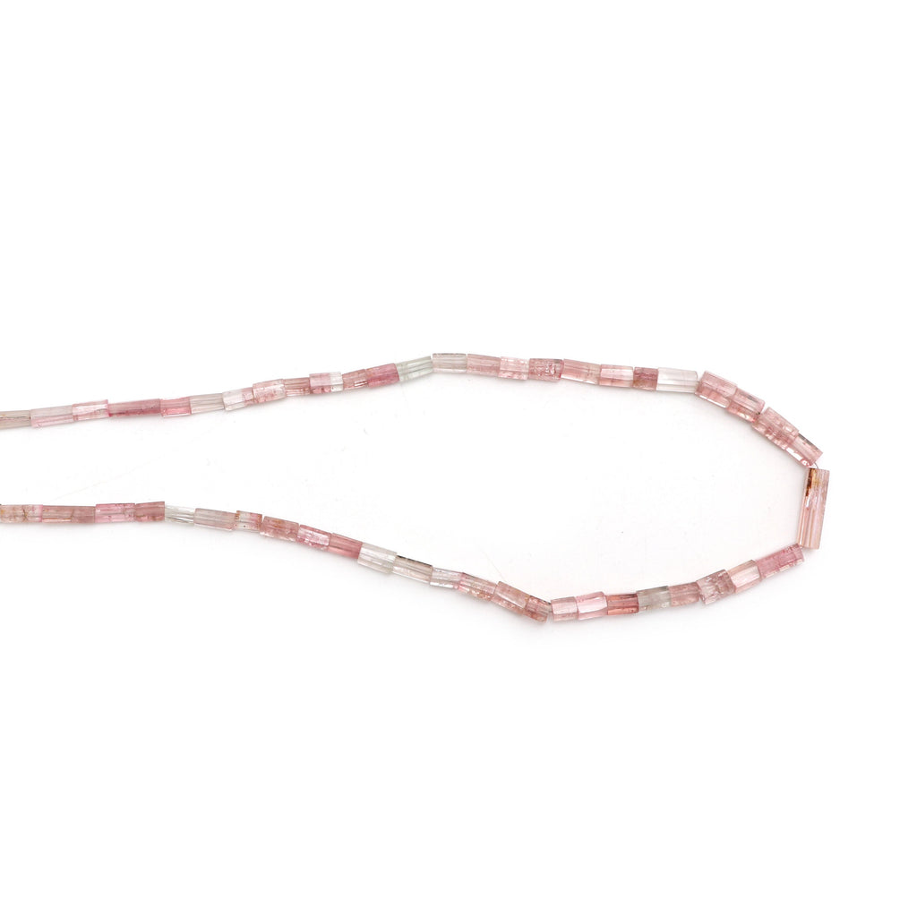 Natural Tourmaline Faceted Cylinder Beads - 2.5x5.5 to 4.5x15.5 mm - Tourmaline Beads - 8 Inch/ 16 Inch/ 18 Inch Strand, Price Per Strand - National Facets, Gemstone Manufacturer, Natural Gemstones, Gemstone Beads