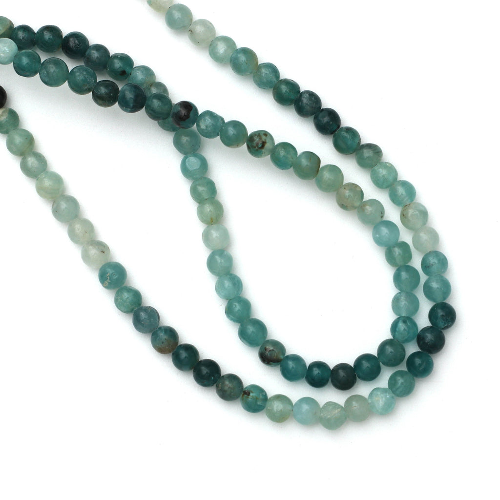 Natural Grandidierite Smooth Balls Beads, 4.5 MM, Grandidierite Smooth Balls, AA Quality, 8 Inch Full Strand, Price Per Strand - National Facets, Gemstone Manufacturer, Natural Gemstones, Gemstone Beads