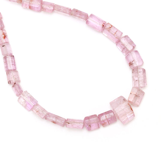 Imperial Topaz Faceted Cylinder Beads | 4x5 MM to 8.5x13 MM | Imperial Topaz Jewelry Making Beads | 18 Inch Full Strand | Price Per Strand