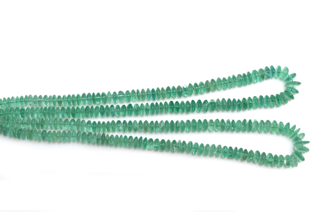 Fluorite Smooth Saucer Shape Beads - 8 mm to 11 mm - Fluorite Saucer Beads - Gem Quality , 8 Inch/16 Inch/18 Inch, Price Per Strand - National Facets, Gemstone Manufacturer, Natural Gemstones, Gemstone Beads