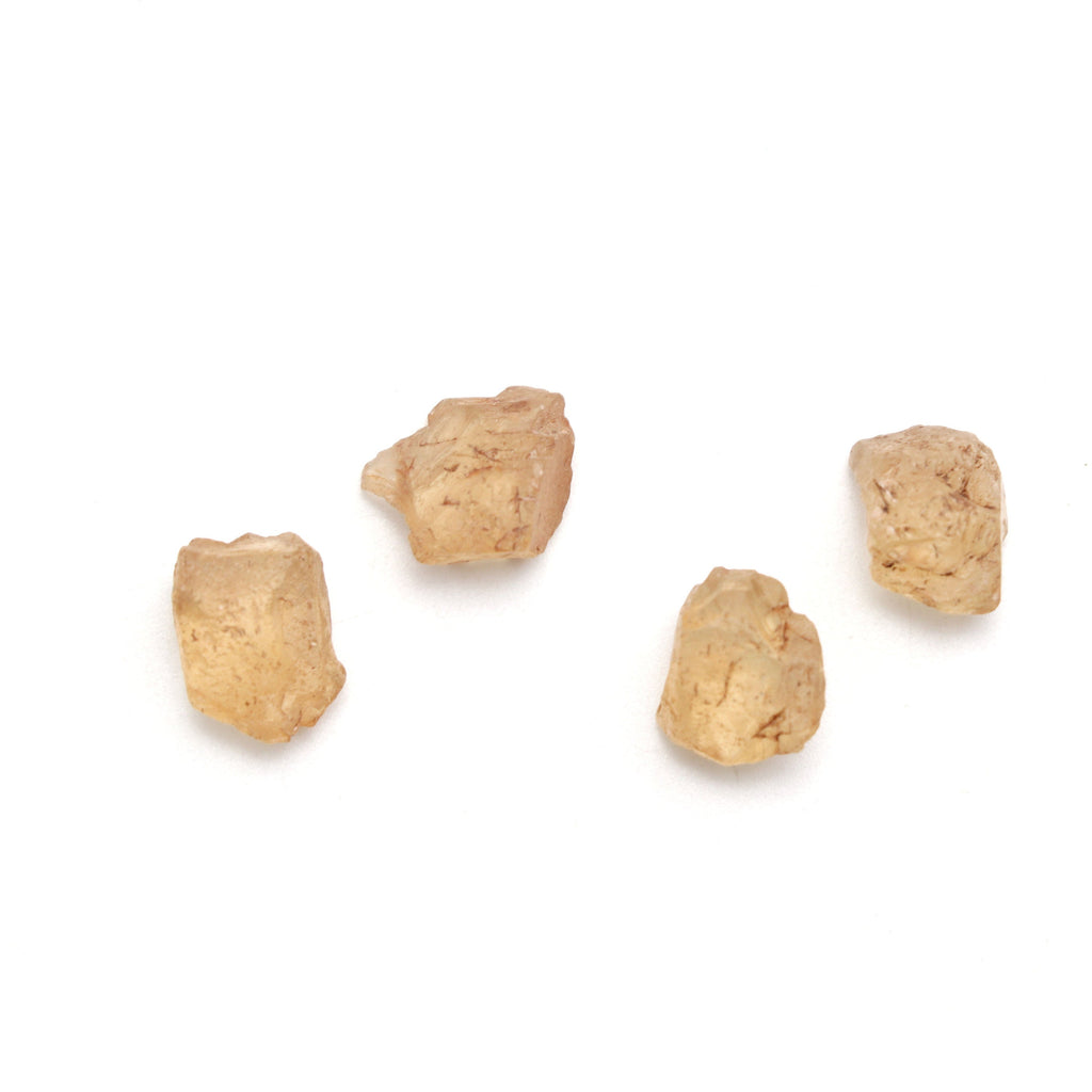 Natural Imperial Topaz Organic Rough Loose Gemstone | 12x12 mm | Rough Loose Gemstone | Set of 10 Pieces - National Facets, Gemstone Manufacturer, Natural Gemstones, Gemstone Beads